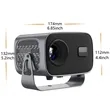 1080P Portable Projector | https://www.bestnamebadges.com