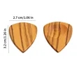 Custom Personalized Wooden Guitar Picks | https://www.bestnamebadges.com