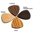 Custom Personalized Wooden Guitar Picks | https://www.bestnamebadges.com
