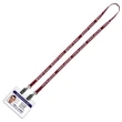 Import Air Ship Dual Attachment Silkscreen Polyester Lanyard | https://www.bestnamebadges.com