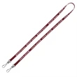 Import Air Ship Dual Attachment Silkscreen Polyester Lanyard | https://www.bestnamebadges.com