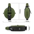 Silicone Foldable Water Bottles with Support Plate | https://www.bestnamebadges.com