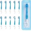 Disposable Pre-Pasted Mini Travel Toothbrushes | https://www.bestnamebadges.com