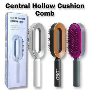 Detangling Paddle Cushion Brush with Holder