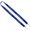 Import Air Ship Dual Attachment Silkscreen Polyester Lanyard | https://www.bestnamebadges.com