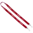 Import Air Ship Dual Attachment Silkscreen Polyester Lanyard | https://www.bestnamebadges.com