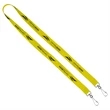 Import Air Ship Dual Attachment Silkscreen Polyester Lanyard | https://www.bestnamebadges.com