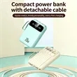 20000mAh Fast Charging Power Bank With Built-In 4  Cables | https://www.bestnamebadges.com