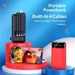 20000mAh Fast Charging Power Bank With Built-In 5  Cables | https://www.bestnamebadges.com