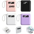 10000mAh Fast Charging Power Bank With Built-In 5  Cables | https://www.bestnamebadges.com