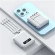 10000mAh Fast Charging Power Bank With Built-In 5  Cables | https://www.bestnamebadges.com