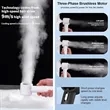 Portable Turbo Fan 100 Speeds USB Rechargeable Mini Cool | https://www.bestnamebadges.com