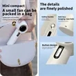 Portable Turbo Fan 100 Speeds USB Rechargeable Mini Cool | https://www.bestnamebadges.com