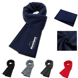 Wool Blend Winter Woven Scarf Warm Thick Knit