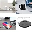 2 In 1 Heating Wireless Mug Warmer With Phone Charger | https://www.bestnamebadges.com