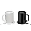 2 In 1 Heating Wireless Mug Warmer With Phone Charger | https://www.bestnamebadges.com
