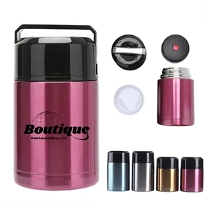 Stainless Steel Insulated Food Jar With Handle