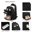Large Capacity School Business Travel Backpack With USB Port | https://www.bestnamebadges.com