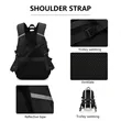 Large Capacity School Business Travel Backpack With USB Port | https://www.bestnamebadges.com