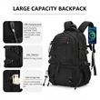 Large Capacity School Business Travel Backpack With USB Port | https://www.bestnamebadges.com