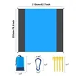 Waterproof Sandproof Outdoor Picnic Beach Blanket | https://www.bestnamebadges.com