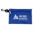 Milos Large Zipper Storage Pouch with Plastic Hook | https://www.bestnamebadges.com