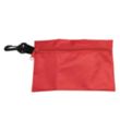 Milos Large Zipper Storage Pouch with Plastic Hook | https://www.bestnamebadges.com