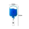 Liquid Infusion Acrylic Retractable Medical Badge Reel | https://www.bestnamebadges.com