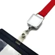 Square Chrome Plated Retractable Badge Reel | https://www.bestnamebadges.com