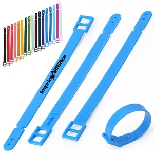 Flexible PVC Soft Rubber Colorful Luggage Tag Straps