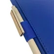 PU Leather Notebook with Magnetic Closure and Pen Loop | https://www.bestnamebadges.com