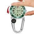 Luminous Quartz Carabiner Clip Watch with Compass | https://www.bestnamebadges.com