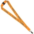 1" Overseas Silkscreen Lanyard | https://www.bestnamebadges.com