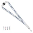 1" Overseas Silkscreen Lanyard | https://www.bestnamebadges.com