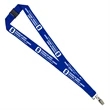 1" Overseas Silkscreen Lanyard | https://www.bestnamebadges.com