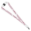 1" Overseas Silkscreen Lanyard | https://www.bestnamebadges.com