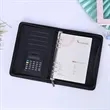 A5 Zippered Refillable Notebook with Calculator | https://www.bestnamebadges.com