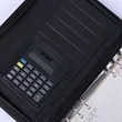 A5 Zippered Refillable Notebook with Calculator | https://www.bestnamebadges.com