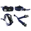 Outdoor Survival Paracord Bracelet with LED Light | https://www.bestnamebadges.com