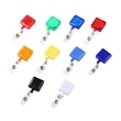Translucent Square Retractable Badge Reel with Vinyl Strap | https://www.bestnamebadges.com