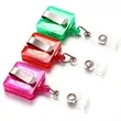Translucent Square Retractable Badge Reel with Vinyl Strap | https://www.bestnamebadges.com