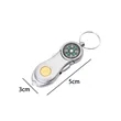 Outdoor Compass Keychain with LED Light | https://www.bestnamebadges.com