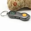 Outdoor Compass Keychain with LED Light | https://www.bestnamebadges.com