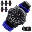 Outdoor  Paracord Survival Watch | https://www.bestnamebadges.com