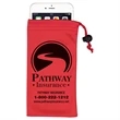 Clean-n-Carry Microfiber Drawstring Pouch For Cell Phones | https://www.bestnamebadges.com