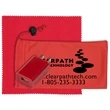 Mobile Tech Wall Charger Kit in Microfiber Cinch Pouch | https://www.bestnamebadges.com