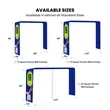10' Square Tension Wall Archway Kit | https://www.bestnamebadges.com