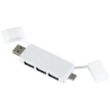 Freedom 2-in-1 3 Port Mini USB Hub with Type A & C | https://www.bestnamebadges.com