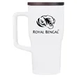 Ceramic Mug with Wood Lid | https://www.bestnamebadges.com