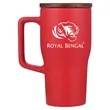 Ceramic Mug with Wood Lid | https://www.bestnamebadges.com